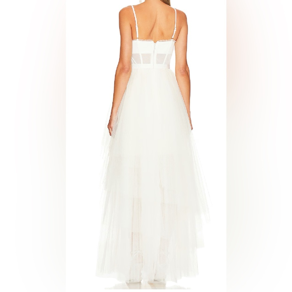 BCBGMAXAZRIA Corset Tulle Gown White (Gardenia ) NWT - Picture 2 of 7